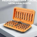 Profesyonel Tornavida Seti 40 Parça Çok Uçlu Kapsamlı Tamir Seti Gri