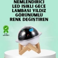 Projektör ışığı bulunan USB bağlantılı mini aromaterapi destekli hava nemlendirici