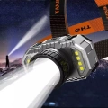 Ps-010 800 Lümen Şarj Göstergeli Cob Led Usbli Şarjlı Kafa Lambası