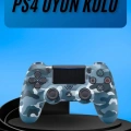 PS4 Joystick Oyun Kolu Titreşimli Uzun Pil Ömrü USB Şarj Kablolu