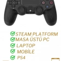 Ps4 Kol Wireless Bt Kablosuz Oyun Kolu Ps4 Joystick Tablet Telefon Pc Uyumlu Titreşimli Oyun Kolu