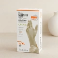 Pudrasız Nitril Muayene Eldiveni L-XL 100lü (Krem)