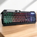 Q Klavye RGB Işıklı Klavye Ve Mouse Seti Kablolu Mouse Hediyeliş