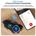 Q28 2x 2 Eşleşmeli Motosiklet Kask Bluetooth Kulaklık 1080p Kamera Su Geçirmez Intercom