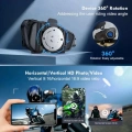 Q28 Motosiklet Kask Bluetooth Kulaklık 1080p Kamera Interkom Kulaklık Su Geçirmez Intercom