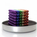 Renkli 216 Mıknatıs Neocube Mıknatıs 5mm Neodyum