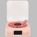 Retro Bluetooth Hoparlör – Kristal Ses, Gece Lambası, Saatli Tasarım