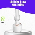 Retro Gaz Lambası Görünümlü Ledli Buhar Püskürtücü Aroma Difüzör