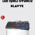 RGB Aydınlatmalı Klavye Mouse Seti – USB Bağlantılı, Türkçe Q, Ayarlanabilir DPI, Ergonomik Yapı