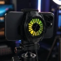 RGB Fan Aydınlatmalı Sessiz Çalışan Telefon Soğutucu