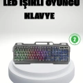 RGB Işıklı Oyuncu Klavye Mouse Seti – Türkçe Q, Ayarlanabilir DPI, Ergonomik ve Dayanıklı Tasarım