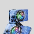 RGB Işıklı Telefon Soğutucu Fan Gaming Cooler Süper Hızlı Soğutma