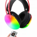 RGB Işıklı Yüksek Ses Kaliteli Kablosuz Kulak Üstü Bluetooth Kulaklık