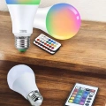 RGB Led Lamba Led Işık Ampul Renk Değiştirebilen 100 Watt