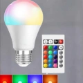 RGB Led Lamba Led Işık Ampul Renk Değiştirebilen 100 Watt