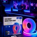 RGB Neon Led Şerit Işık Kumandalı USB Girişli Su Geçirmez Şerit Led