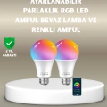 RGBW Teknolojili Akıllı LED Ampul, Zamanlayıcılı