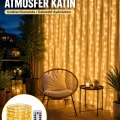 Romantik Ambiyans İçin Uzaktan Kumandalı Günışığı Peri Led Yeni Nesil