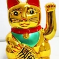 Şanslı Kedi 9,8*9,8*15,5 Cm