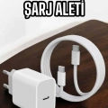 Şarj Aleti İOS 15/15 Pro Max Uyumlu Şarj Adaptörü ve Kablosu