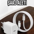 Şarj Aleti İOS 15/15 Pro Max Uyumlu Şarj Adaptörü ve Kablosu