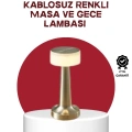 Şarj Edilebilir Led Masa Lambası Usb Girişli, Metal Yapı
