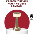 Şarj Edilebilir LED Masa Lambası – USB Girişli, Metal Yapı