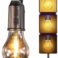 Şarjlı Dekoratif Kamp Lambası Askılı Ampul Led Işık Type-C Girişli