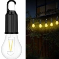 Şarjlı Dekoratif Kamp Lambası Askılı Ampul Led Işık Type-C Girişli