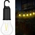 Şarjlı Dekoratif Kamp Lambası Askılı Ampul Led Işık Type-C Girişli