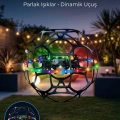Şarjlı Futbol Topu Tasarımlı Mini Drone LED Aydınlatmalı Akıllı