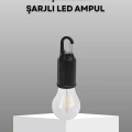 Şarjlı Kancalı LED Lamba – Kamp, Balkon ve Acil Durum Işığı