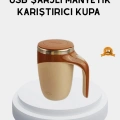 Şarjlı Otomatik Karıştırıcı Kupa Manyetik Mix Kupa Paslanmaz Çelik İç Astar