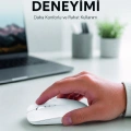 Şarjlı Wireless Mouse Bluetooth Çift Modlu Sessiz Yüksek Hassasiyetli Fare