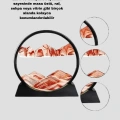 Şeffaf Dekoratif Kum Saati – Dayanıklı Gövde, Minimalist Stil, Masa ve Vitrin Aksesuarı