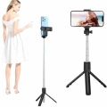 Selfie Çubuğu Tripod Bluetooth Kumandalı Selfie Çubuğu Telefon Tutucu