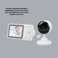 Sesli ve Görüntülü Bebek Kamerası Sıcaklık Takipli