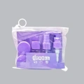 Seyahat Banyo Seti 5 Parça Şeffaf Taşıma Çantalı 30 ml