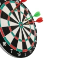 Şık Tasarımlı 15 İnç Dart Tahtası Metal Uçlu 4 Ok Seti