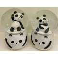 HERŞEYTREND Siyah-Beyaz Panda Kar Küresi Büyük Boy