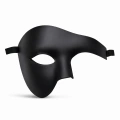 Siyah Yarım Erkek Maske – Phantom Parti  Balo Maskesi