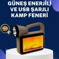 Solar Alev Lambası – Kamp, Bahçe ve Dış Mekan İçin