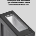 Solar Güçlü 6 LED Dış Mekan Lambası – Otomatik Aç/Kapa Işık Sensörlü Aydınlatma
