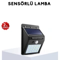 Solar Güneş Enerjili Hareket Sensörlü 4 Taraflı Bahçe Lambası – IP65 Su Geçirmez, 100 LED