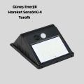 Solar LED Bahçe Aydınlatma – Hareket Sensörlü, Güneş Paneliyle Şarj Olan, IP65 Dayanıklı