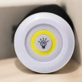 Spot Lamba Led Işık 3lü Uzaktan Kumandalı Pilli Yapışkanlı Kablosuz