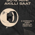 SQ-16 Mini Series 10 Akıllı Saat | Şık ve Hafif Tasarım, 3 Kordon Seçeneği