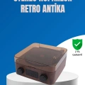 Stereo Bluetooth Hoparlör – Gece Lambalı ve Saat Göstergeli