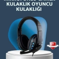 Stereo Mikrofonlu Kablolu Oyun Kulaklığı – Konforlu ve Net Ses İletimi