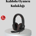 Stereo Ses Destekli Mikrofonlu Gaming Kulaklık – Yumuşak Pedli
